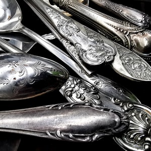 Silver silverware hotsell