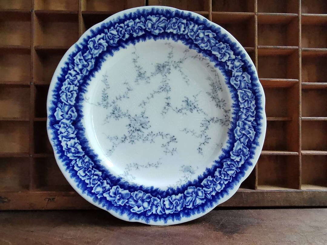 Food Photography Props, Vintage Plate, Coalport Dalemere Pattern Salad