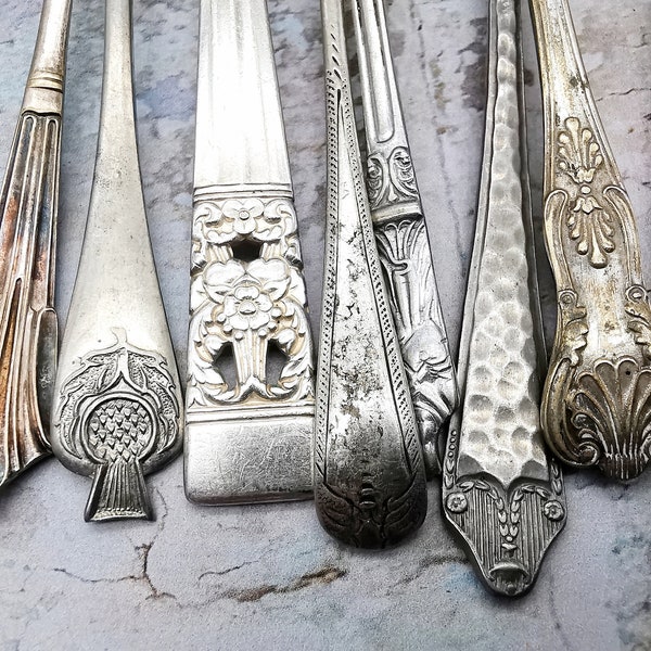 Food Photography Props, Jewellery Making, Small Spoons, Teaspoons, Vintage Silver Plated Cutlery, Egg Spoons,  Silverware, Cheap Cutlery