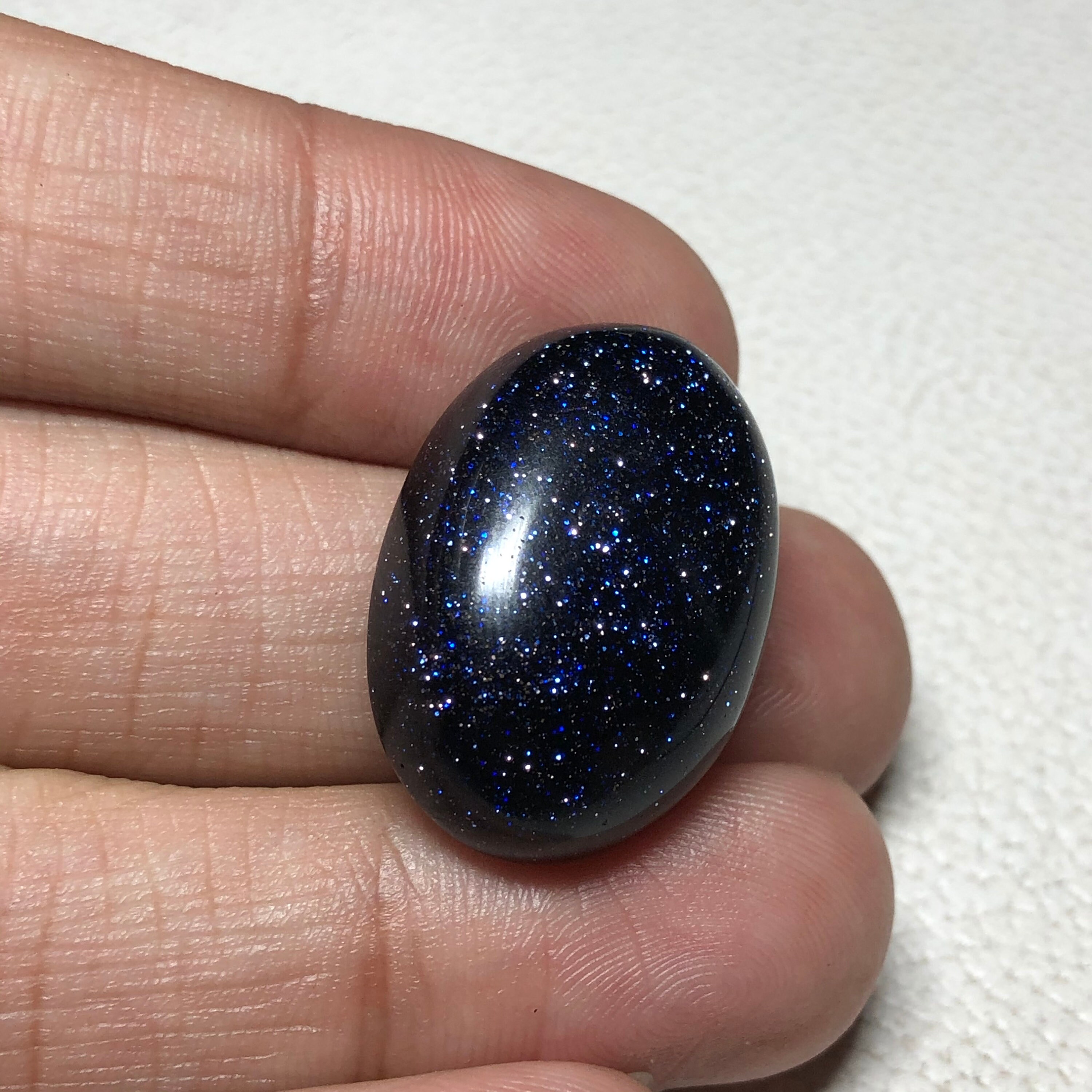 36 Cts Wonderful Natural Blue Star Sunstone Cabochon Gemstone Etsy