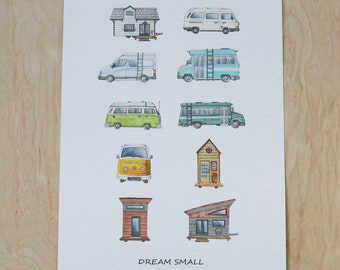 Small Tiny Poster - Etsy