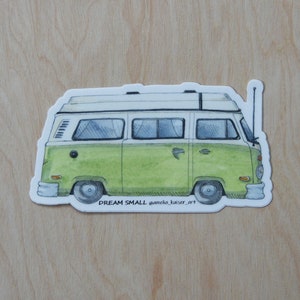 Green Hippie Bus