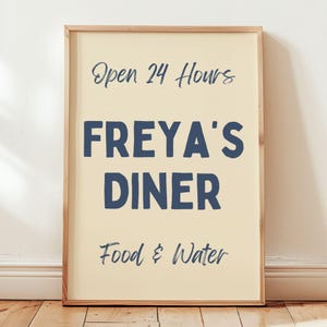 Personalized Dog Feeding Station Print Custom Dog Feeding Area Decor Puppy Corner Wall Print Minimalist Canine Bowl Sign Digital Download