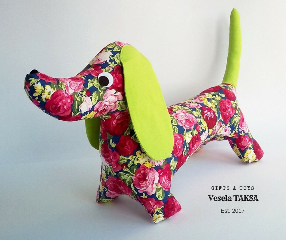 Stuffed dog Toy dachshund Dachshund Dog Soft toy dog Etsy