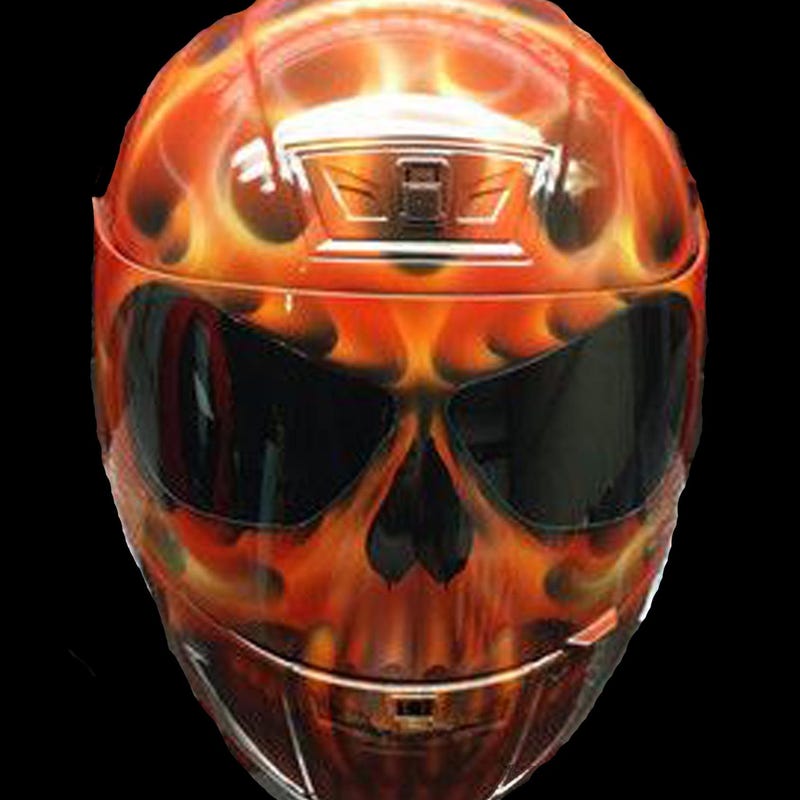 Ghost Rider Helmet - Etsy
