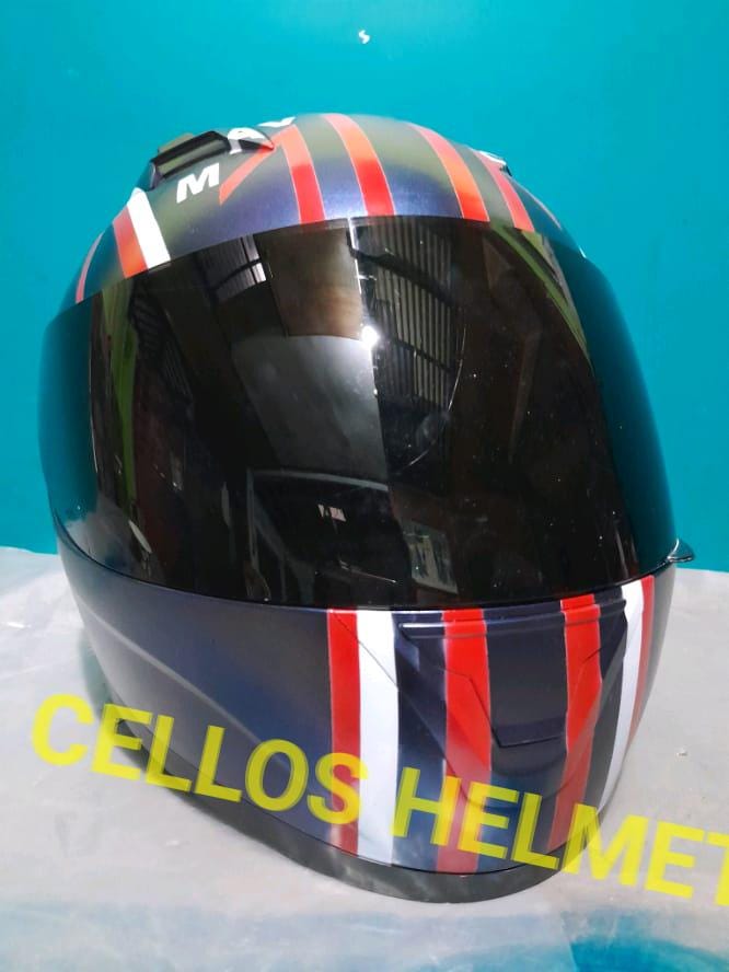 cellos motorcycle helmets Glossy or Matte Maverick Top Gun Fullface Helmet Repainted for Biker DOT  Approved