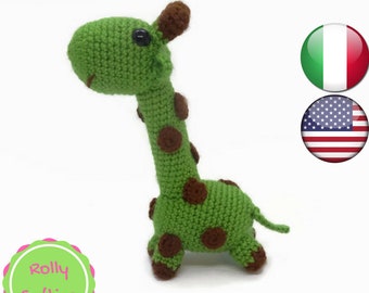 Giraffe amigurumi crochet pattern