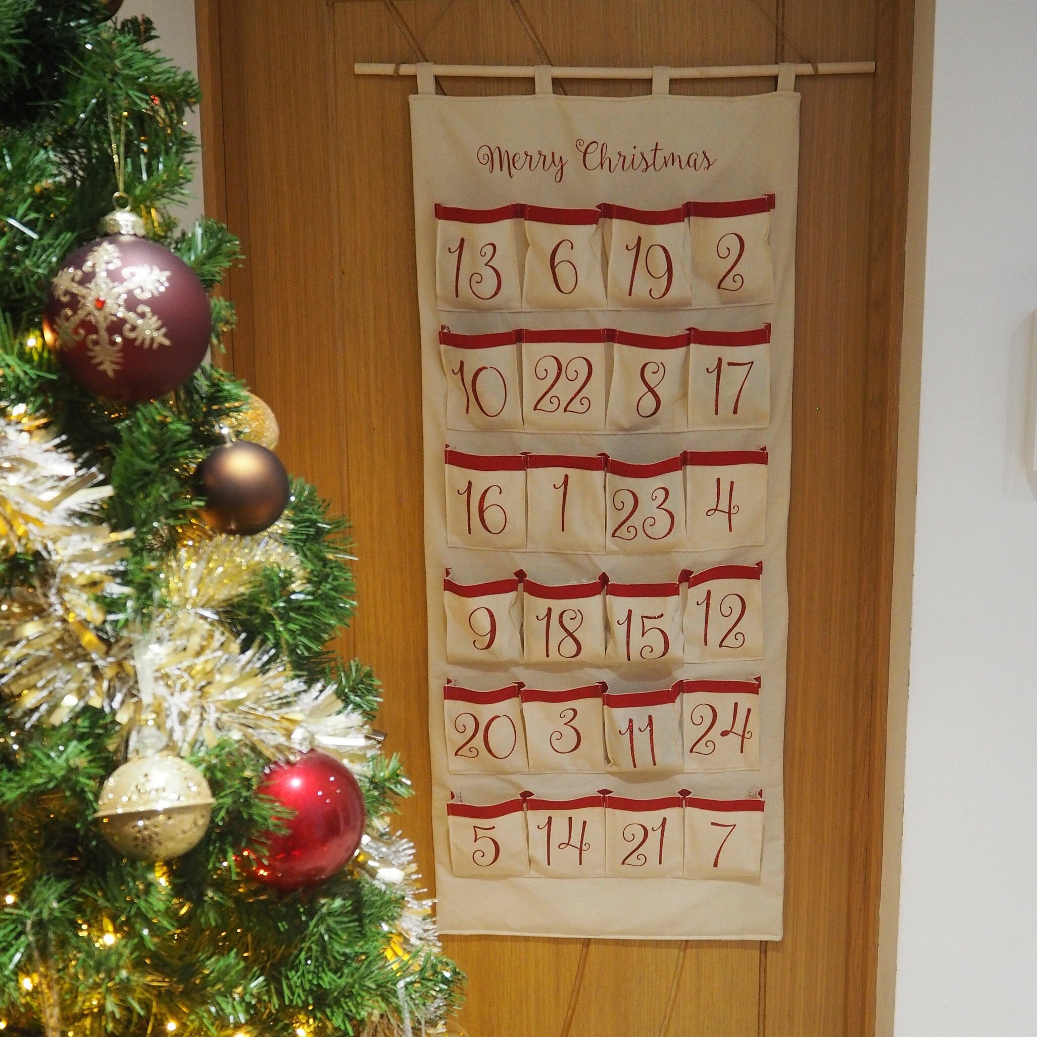 Plentiful Pockets Advent Calendar PDF Sewing Pattern by Elfie Etsy