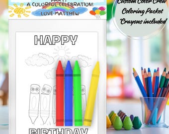 Color Crew Inspired Coloring Packet