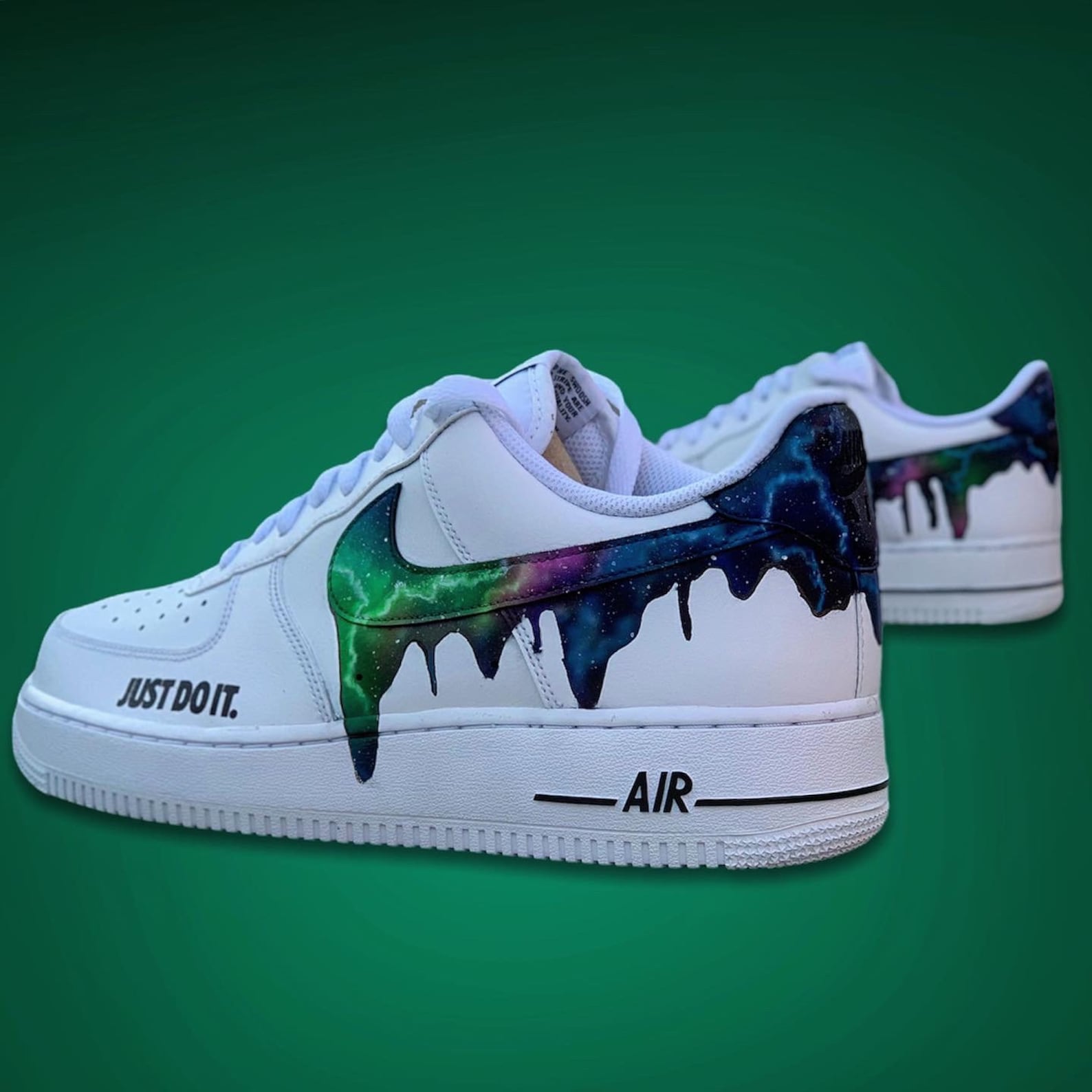 custom galaxy air force 1