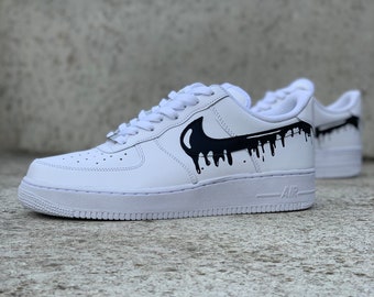 Air Force 1 Dripping Swoosh Custom