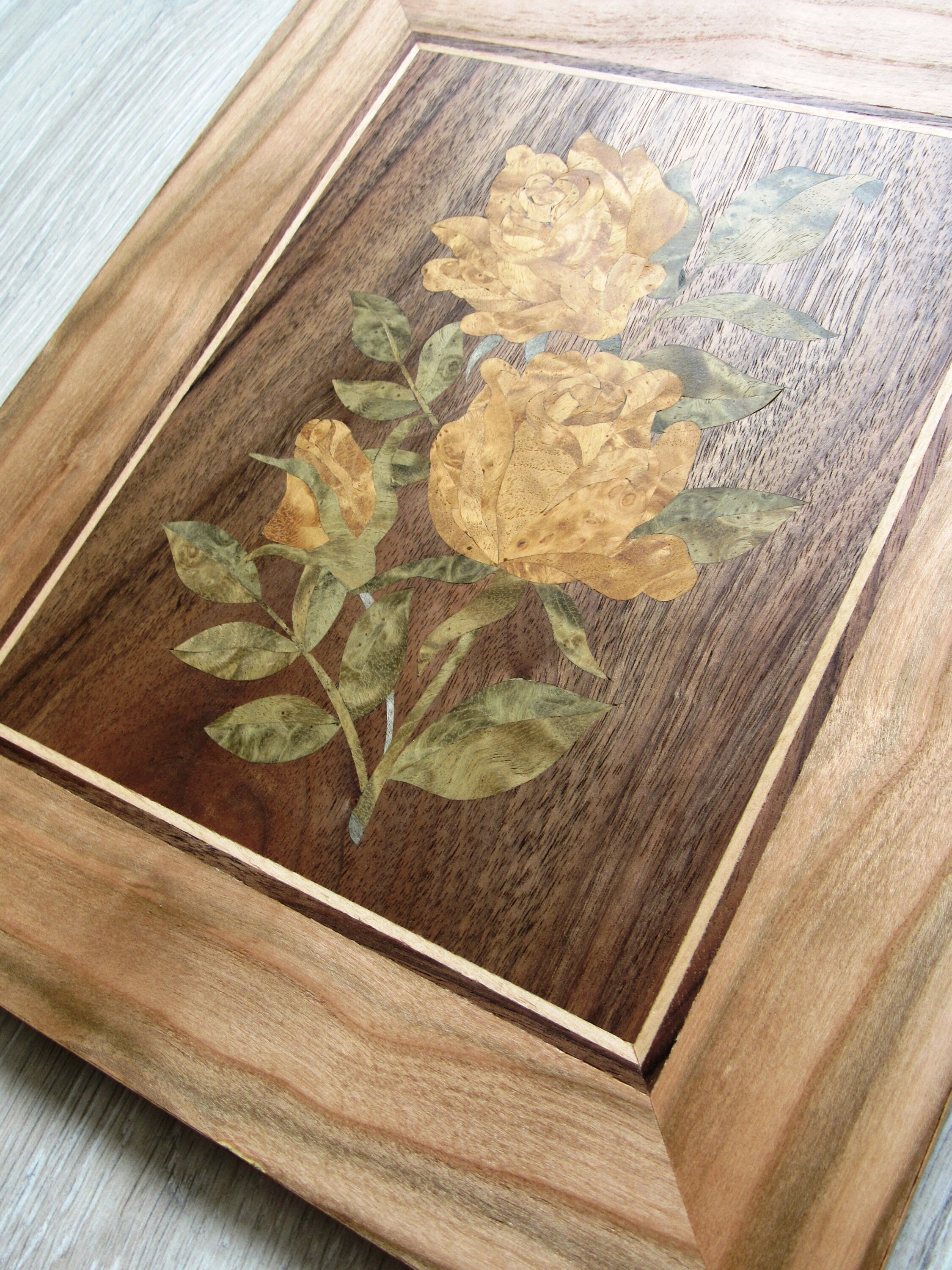 Roses Wall Decor yellow Roses Wood Wall Art Mosaic Roses Etsy