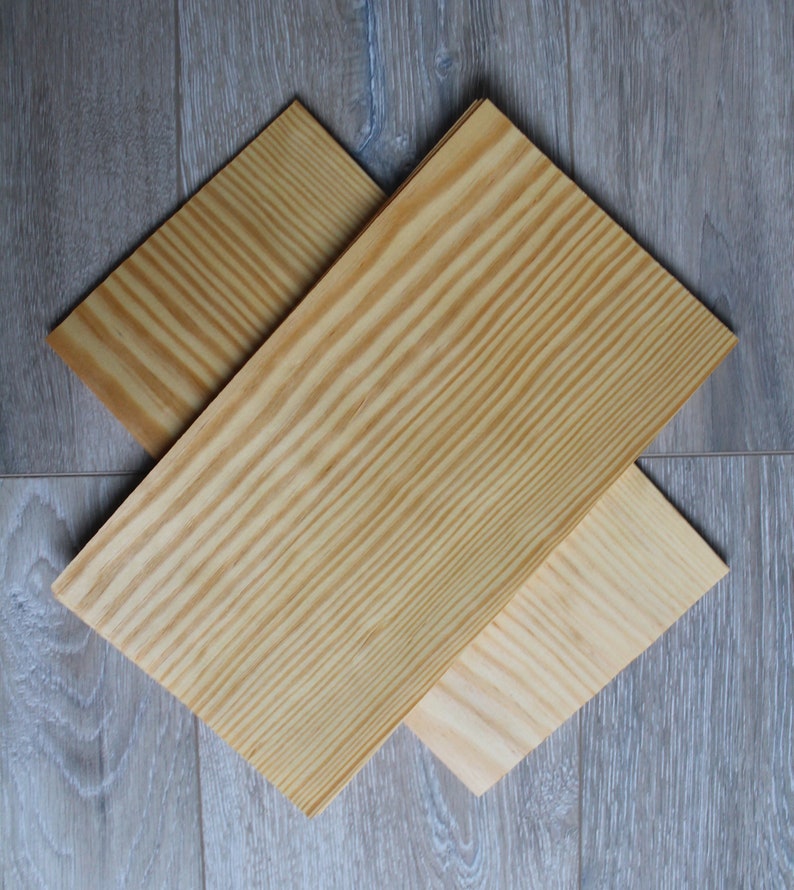 Láminas de chapa de madera de pino chapa de madera 8 hojas | Etsy