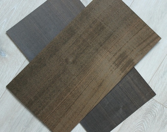 Láminas de chapa de madera de Ipé (paquete de 2): Nogal brasileño, 47 x 24 cm (~18,5 x 9,44"), 0,6 mm (~1/42")