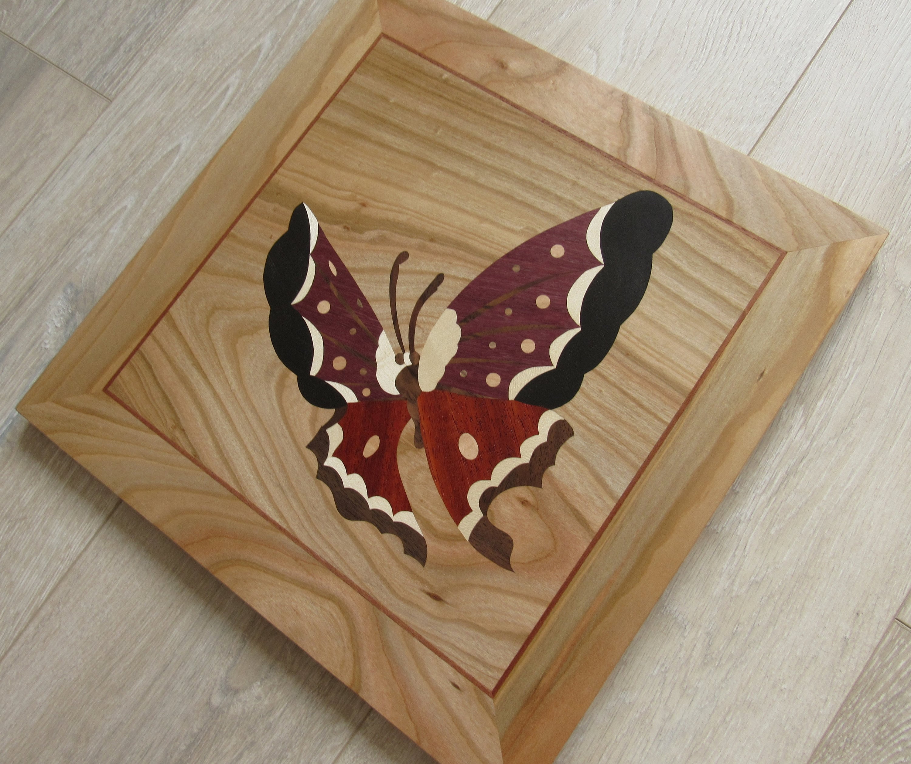 Butterfly wall art butterfly wood wall decor mosaic wood Etsy