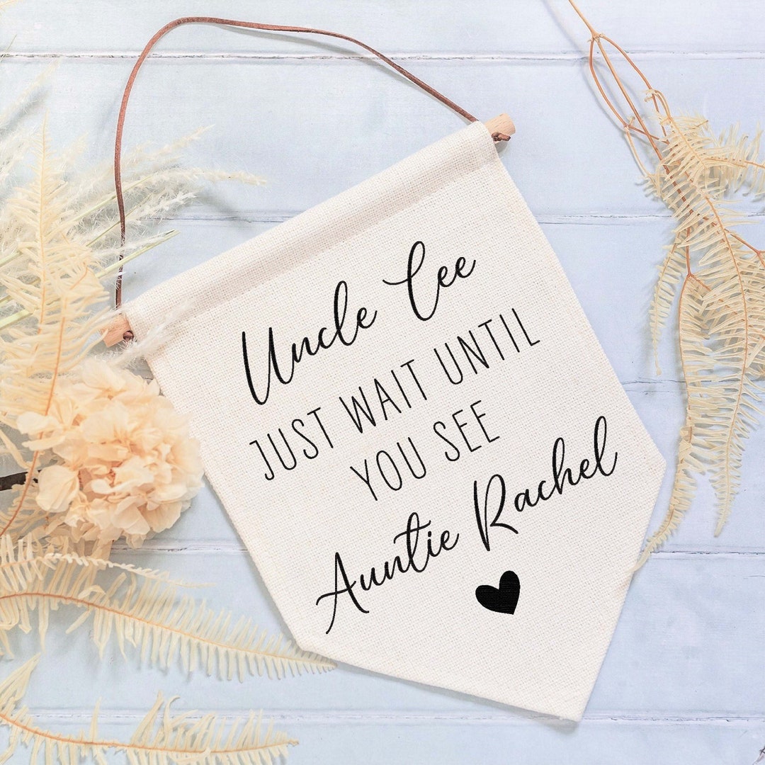 Personalised Wedding Sign | Custom Name Wait Until You See Page Boy ...