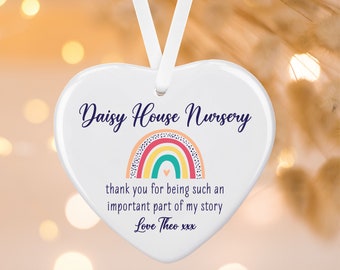 Teacher Thank You Gift Personalised Plaque Pre School Nursery Leaving ...