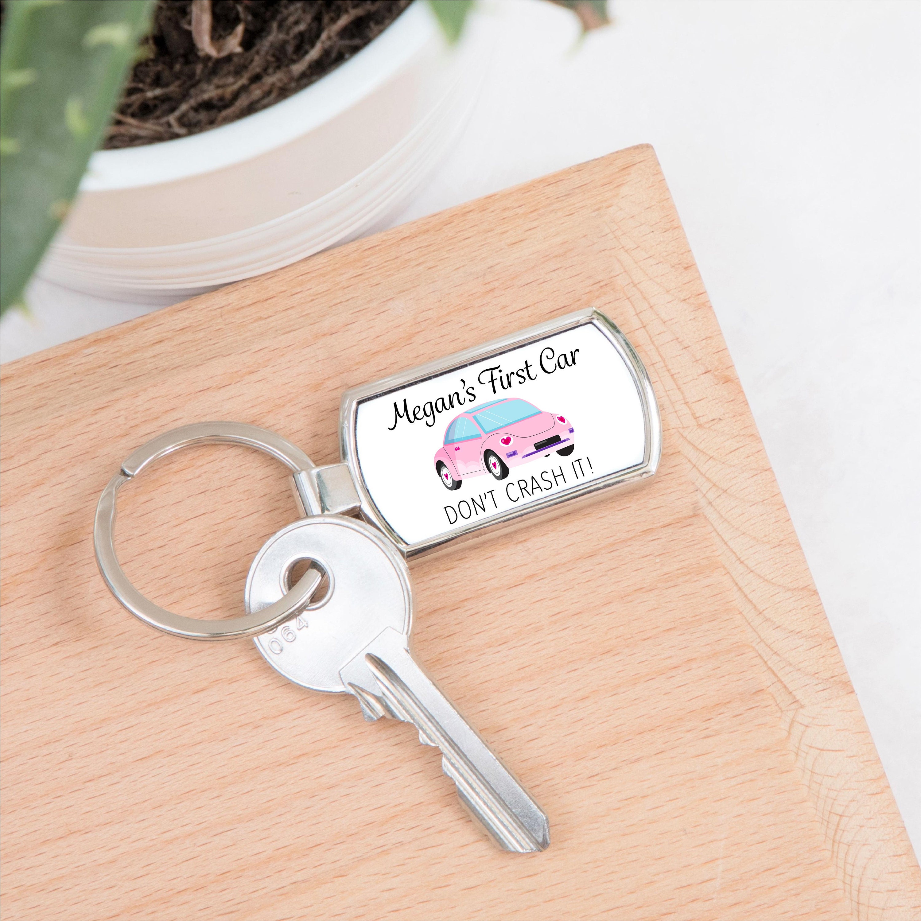 Personalised Keepsake First Car Keys Metal Keyring New Car Etsy UK