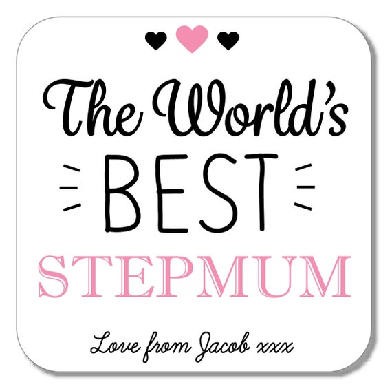 Number One Mum Mothers Day Birthday Gift Wooden Drinks CoasterMat Present