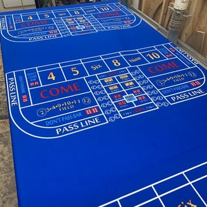 Mini Craps Table Backboard and Casino Style Felt Layout - Etsy