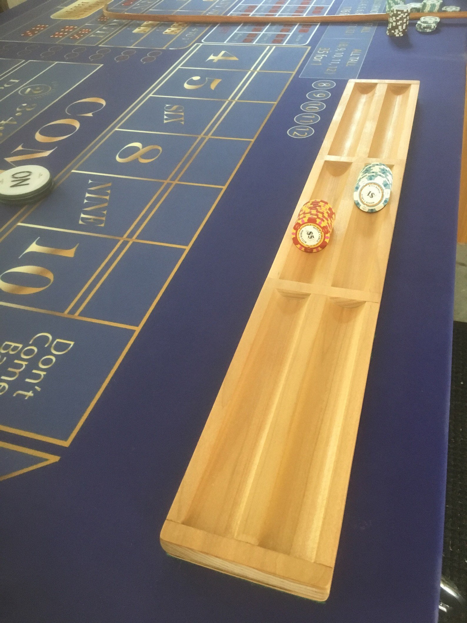 Custom Craps Table Chip Rails price/ft Please Provide Etsy