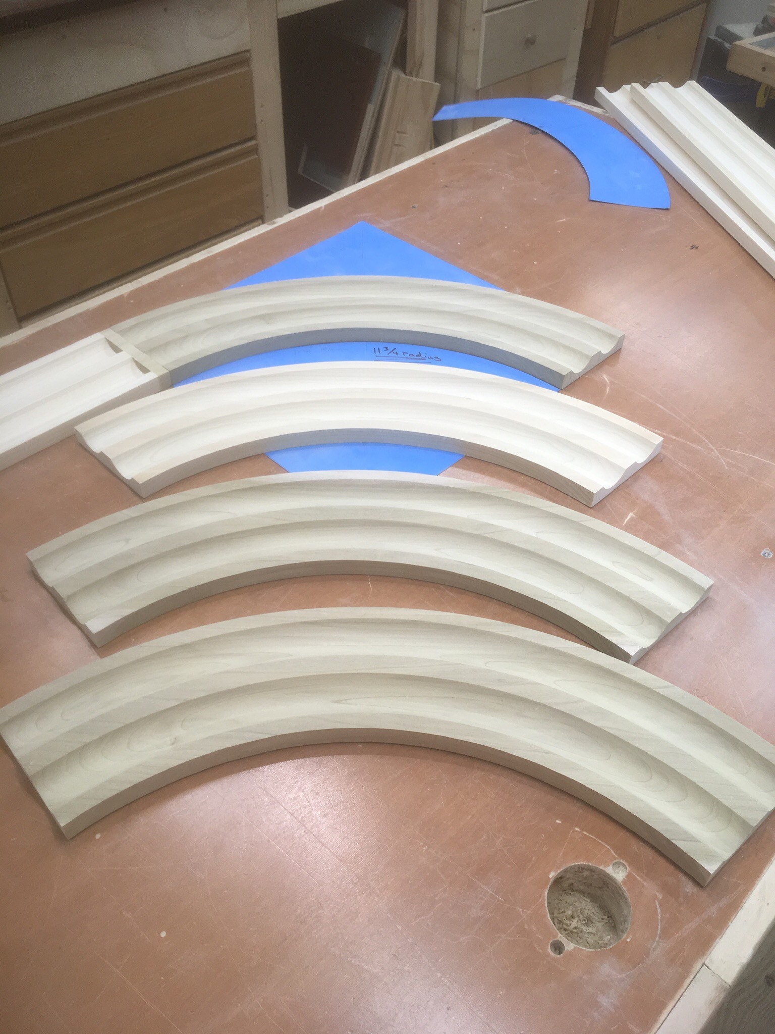 4 1/2 inch wide straight craps table chip rail 11.75 inner Etsy