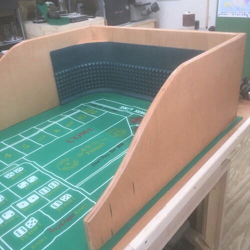 Craps Table/practice Backboard/ Casino Felt Layout/ Table Top Etsy