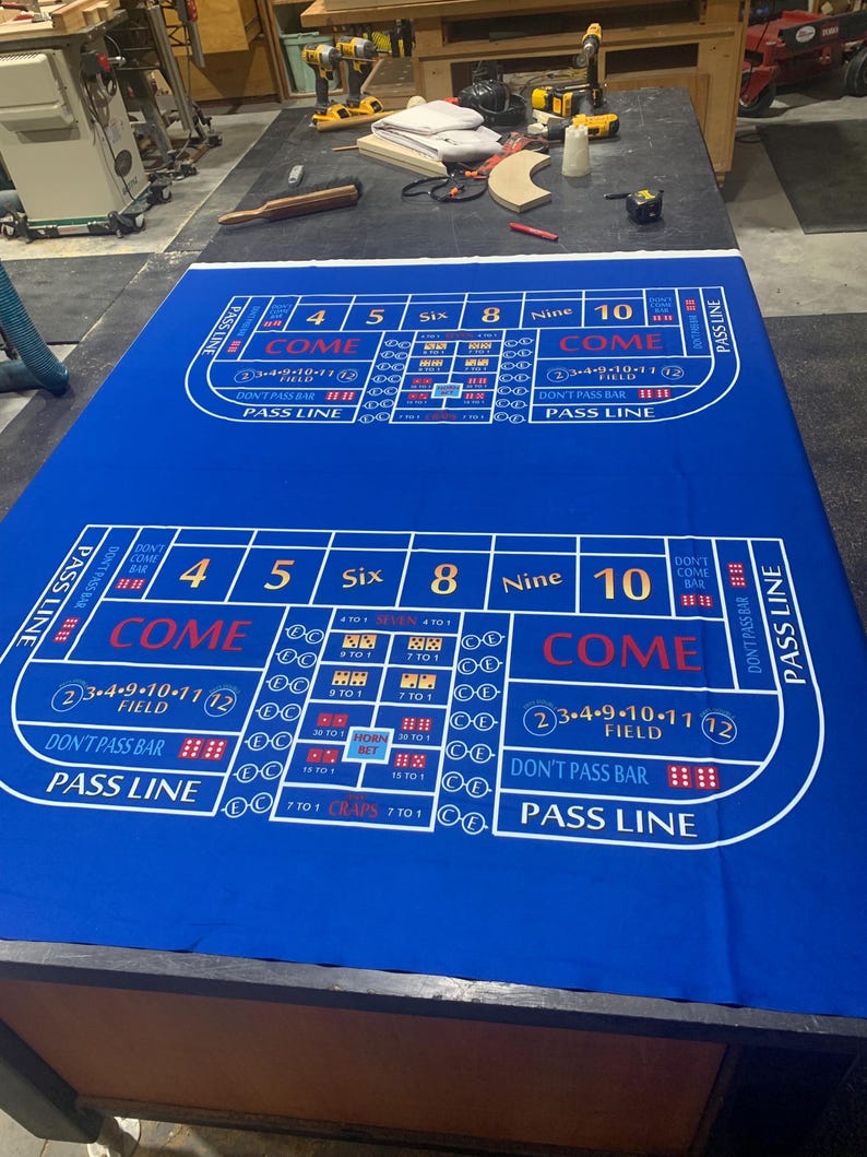 Stock Casino Craps Layout 4 Foot - Etsy