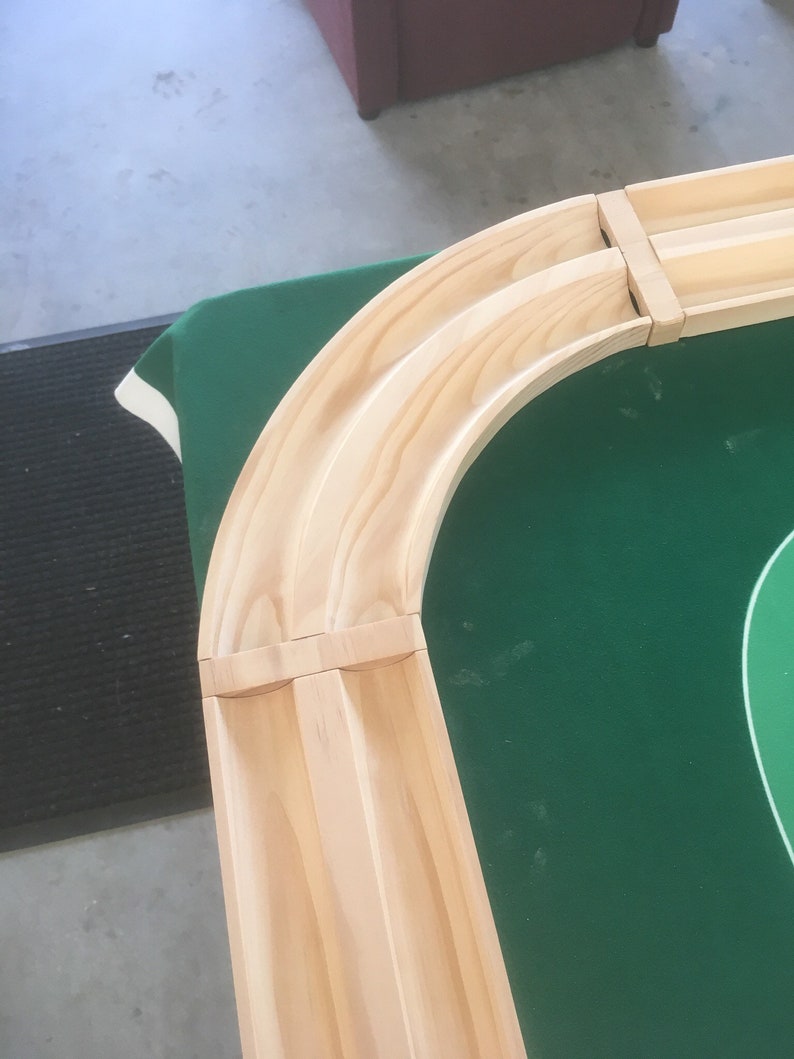 Craps Table curve chip rail 11 in radius 4 inches wide Etsy