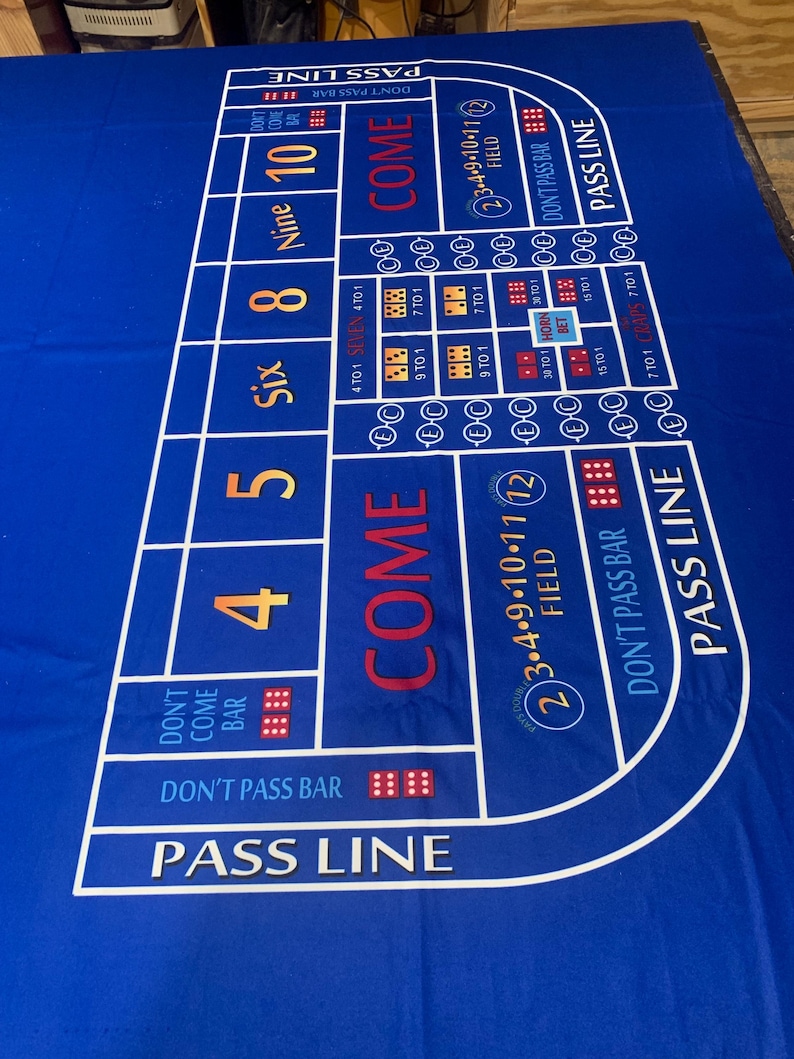 Stock Casino Craps Layout 4 Foot - Etsy