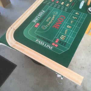 Curved Chip Rails/ Craps Table/ 11 in Radius 4 Inches/no TABLE - Etsy
