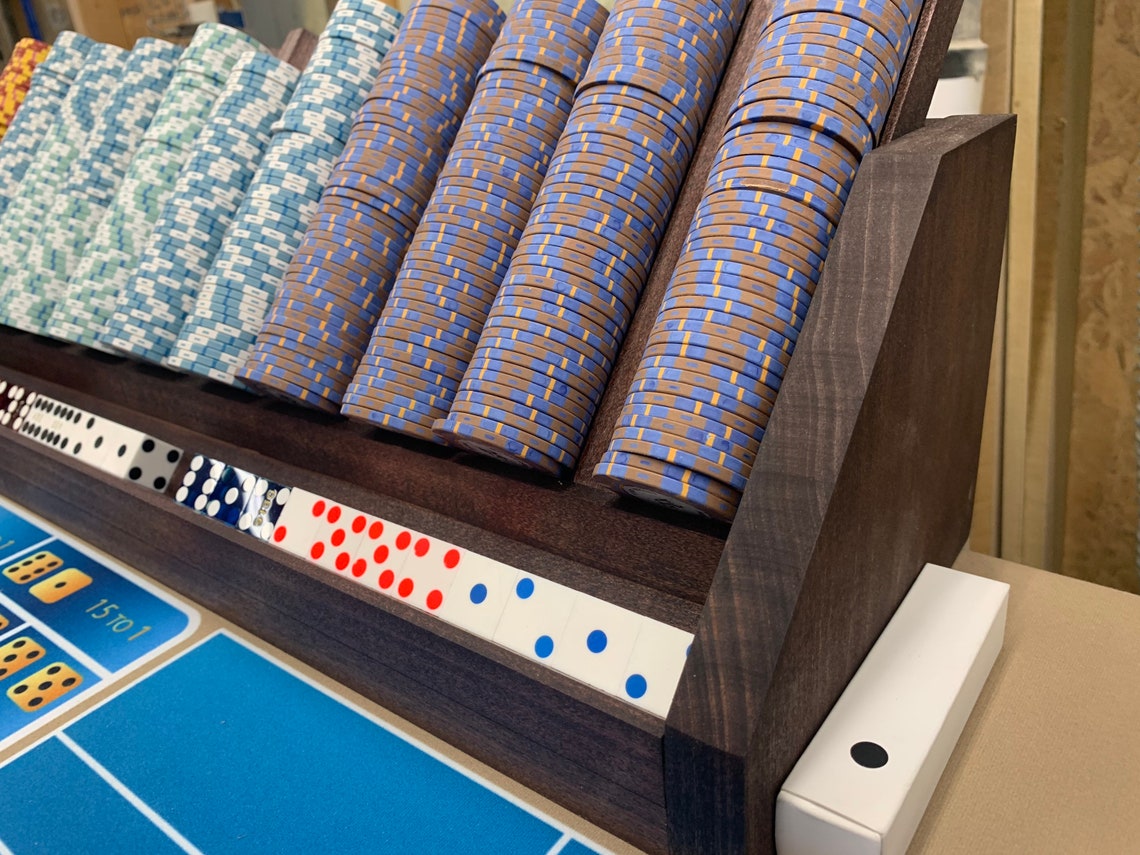 Craps Table/chip Rack 1400/ Dice Yacht Etsy