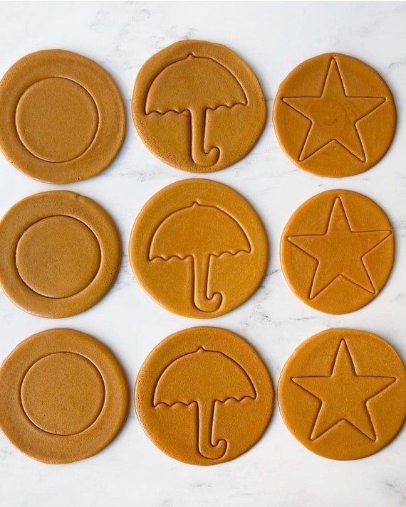 5 Squid Game Cookies Umbrellas Pentagram Square Etsy