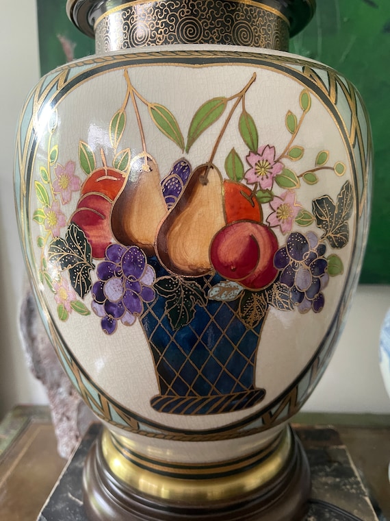 Late 20th Century Wildwood Fruit Lamp - Etsy