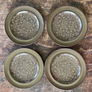 Set of Four (4) Vintage Franciscan Madeira 8.5” Plates
