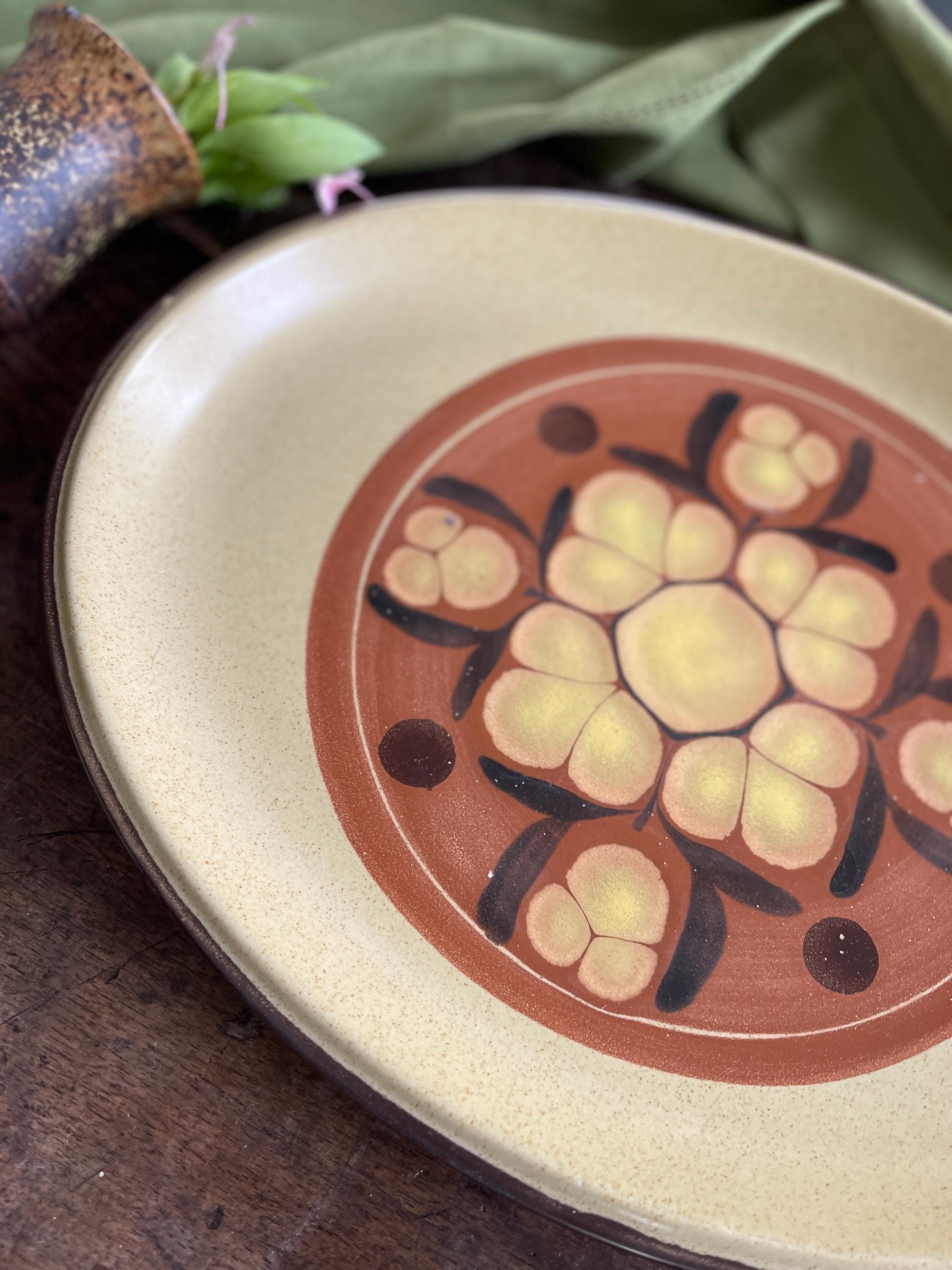 Vintage Japanese Noritake Folkstone in Safari Stoneware Platter - Etsy