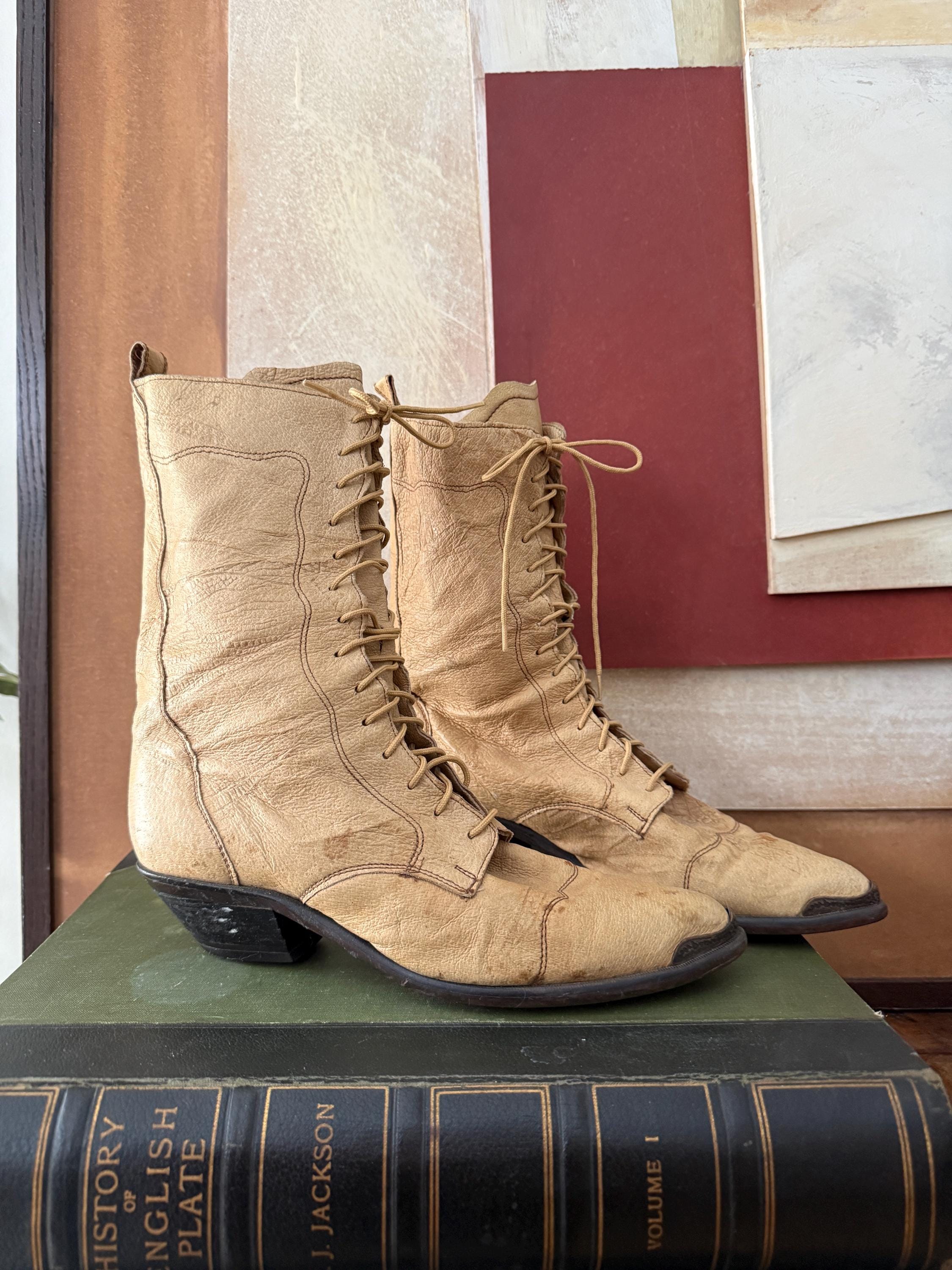 1960s Lace up Boots - Etsy display picture 1
