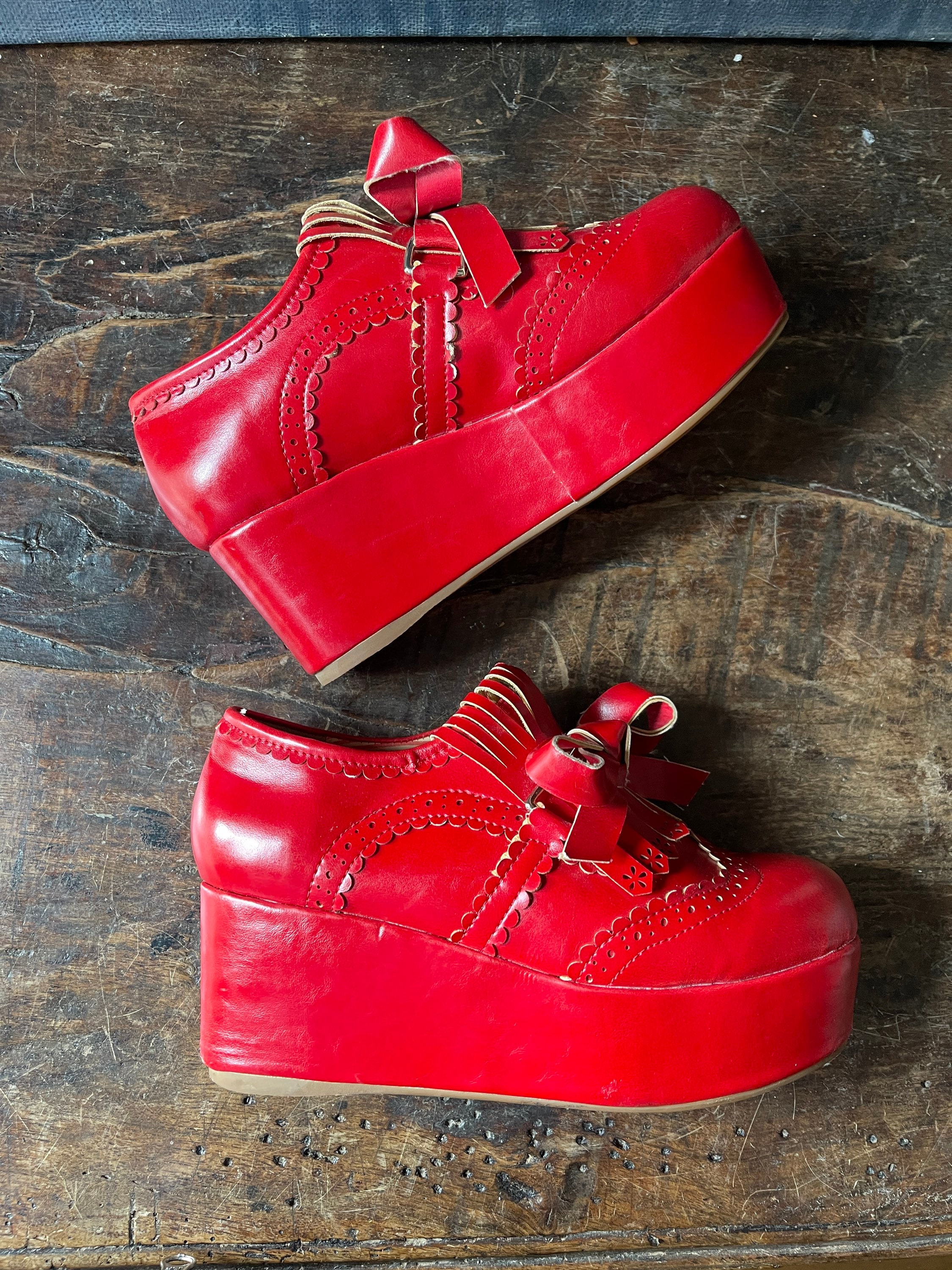 Womens red platform outlet sneakers
