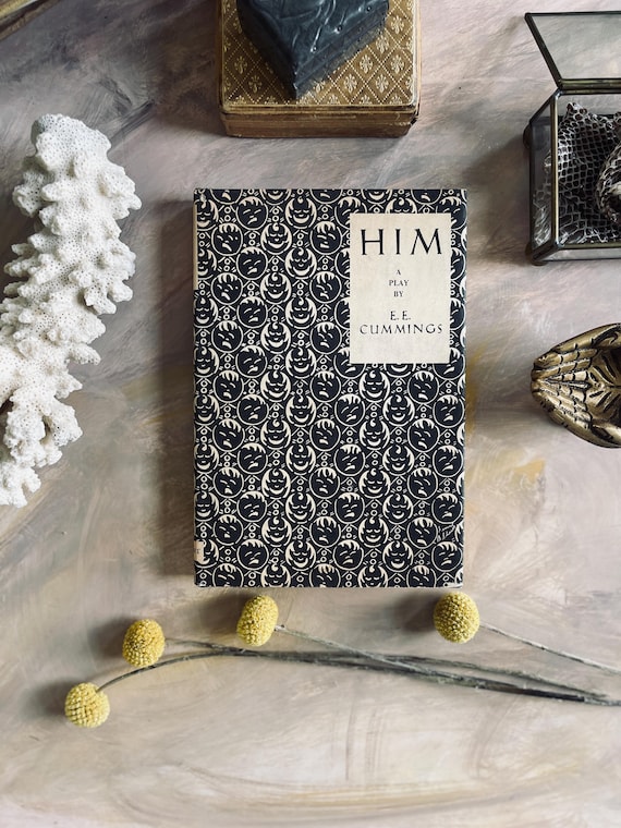 1955 HIM a play by e.e. cummings vintage book
