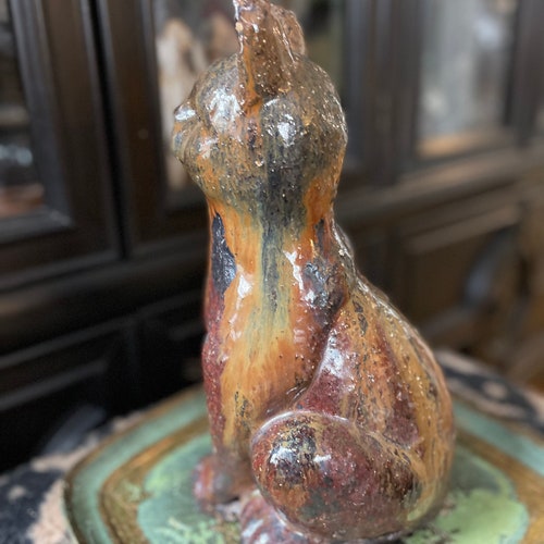 Vintage Pottery 12” Sitting shops Cat Ceramic Kitty