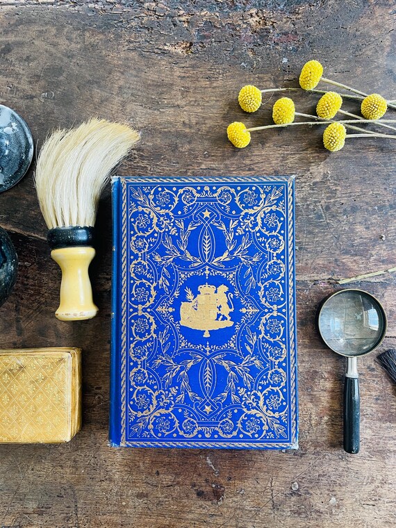 1920 The Great Events of The Great War Volume IV Book in Royal Blue with Gold
