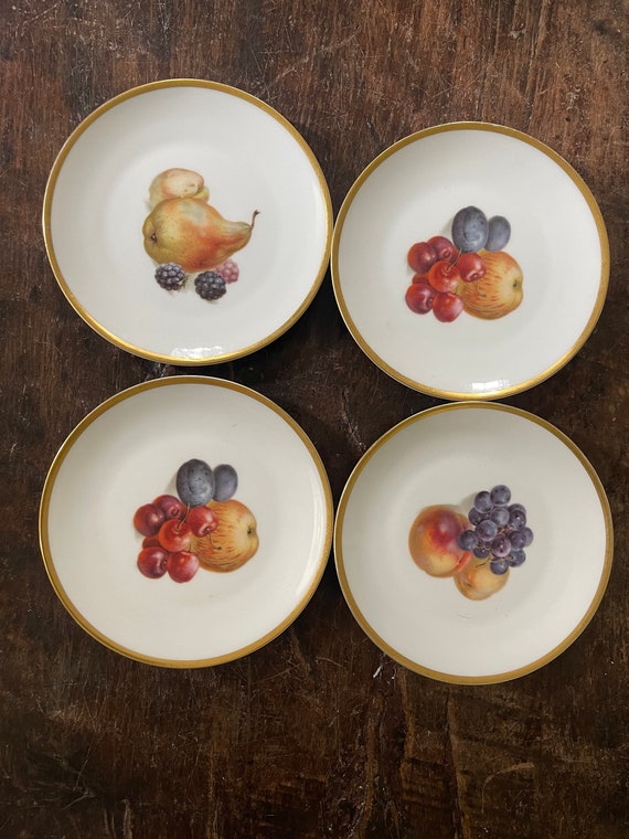 CLEARANCE - Set of Four (4) German Dessert Plates