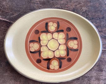Vintage Japanese Noritake Folkstone in Safari Stoneware Platter
