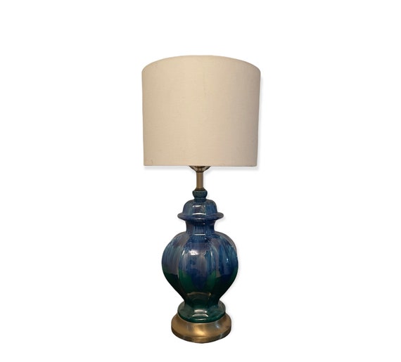 Drip glaze table lamp deals