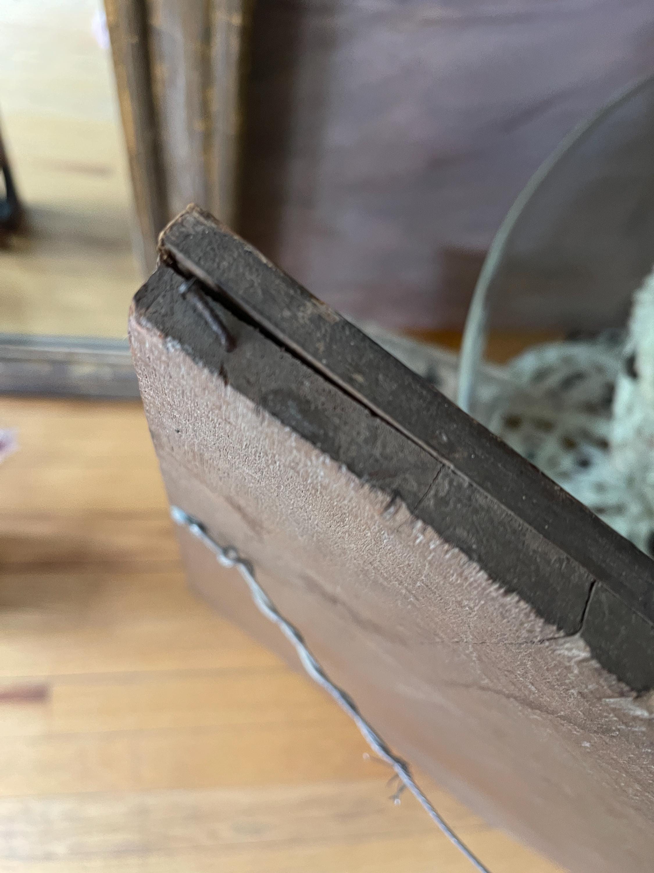 インドネシア アンティーク ガラス細密画 アンティーク ジャワ ケリス ボード アート インドネシア ガーディアン