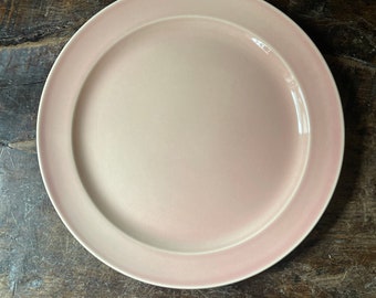 CLEARANCE - Vintage Petal Pink 9 3/8” Lu-ray Pastels Dinner Plate 1948 Wedding Baby Girl Shower Farmhouse LURAY