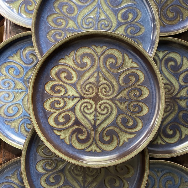 Denby Azure Stoneware Dinner Plates - Set Of 4, 26.5cm, Oven & Dishwasher Safe - View #11