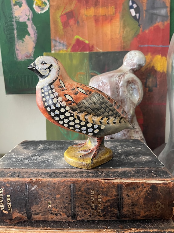 Vintage Italian Pheasant Figurine