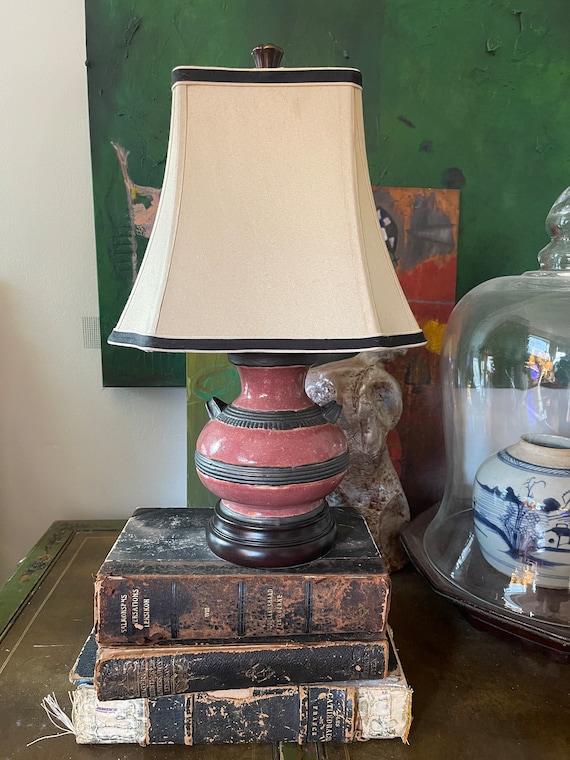 Vintage Pink Pottery Bradburn Galleries Lamp