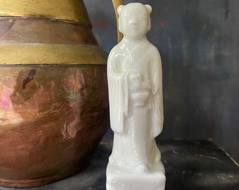 CLEARANCE - Small Blanc de Chine Asian Statue